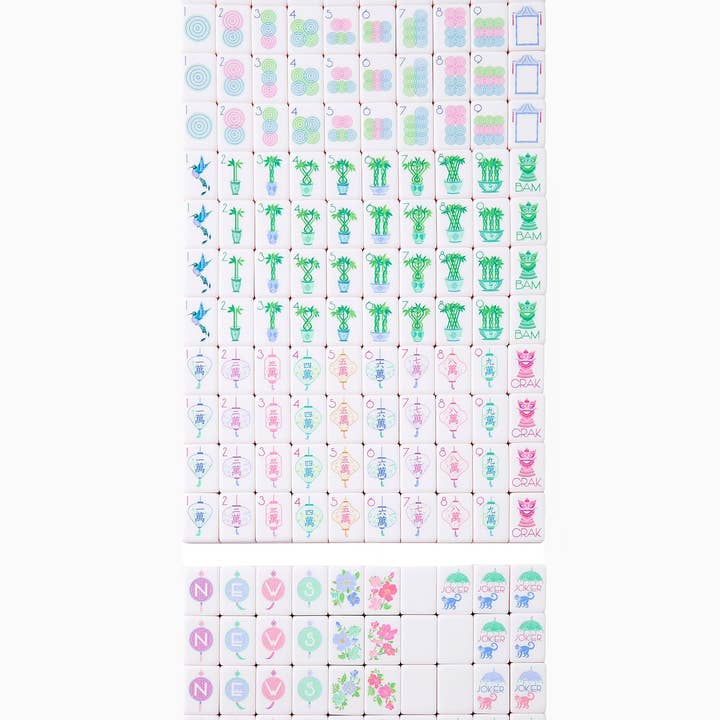 Oh My Mahjong - Wholesale Board Game - Luminaire Tiles1