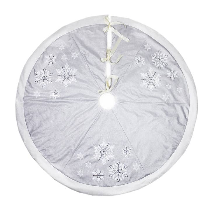 Gonna scintillante per albero di Natale, 152 cm per la vendita all'ingrosso da parte di Xia Home Fashions & Manor Luxe