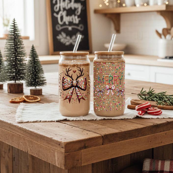 Gia Roma - Vente Gourde/bouteille isotherme - Verres en verre et cadeaux de cuisine de Noël Candy Cane9