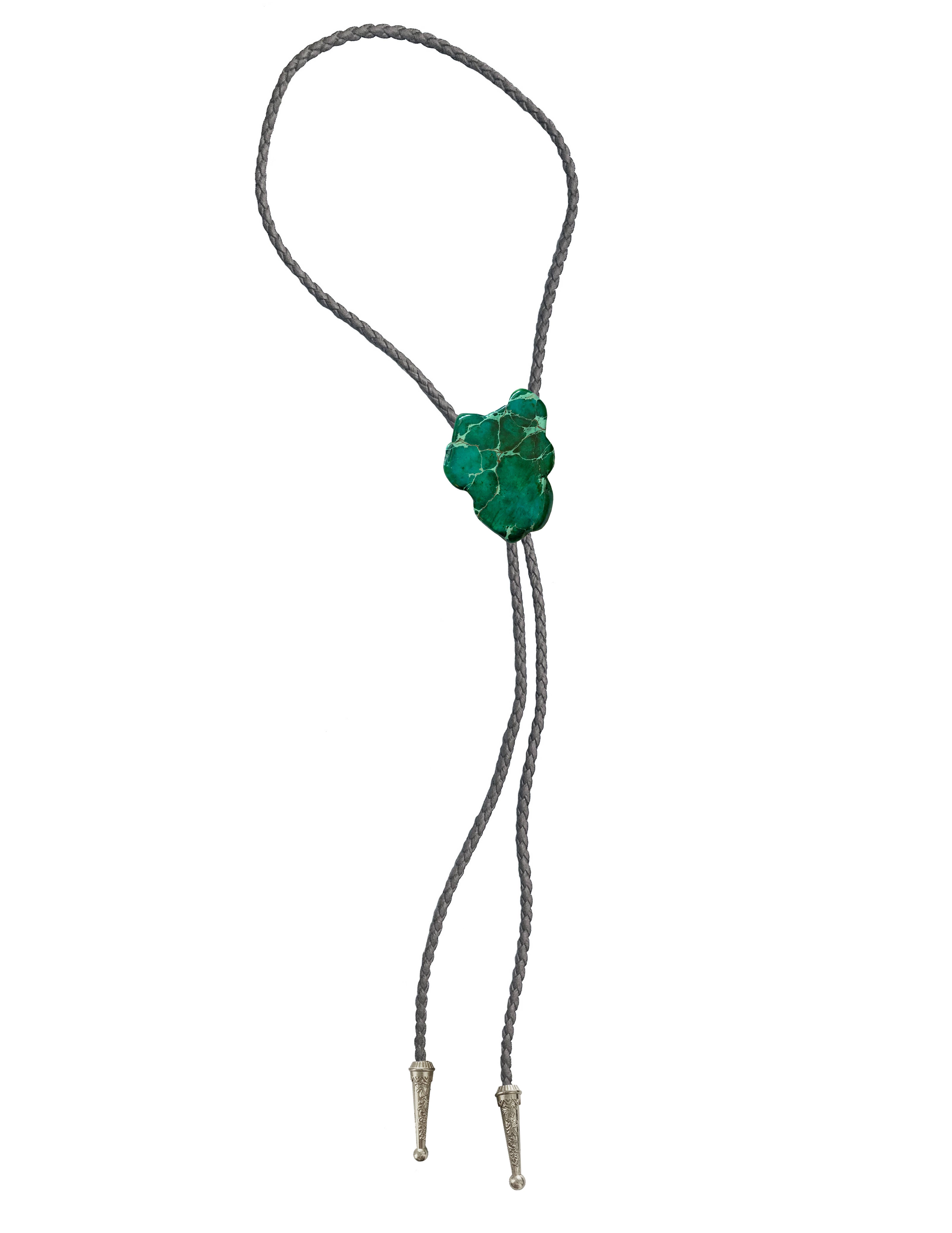 Daisy Del Sol – Colar em Y/lariat por atacado – Gravata Gemstone Bolo - Jaspe Verde7