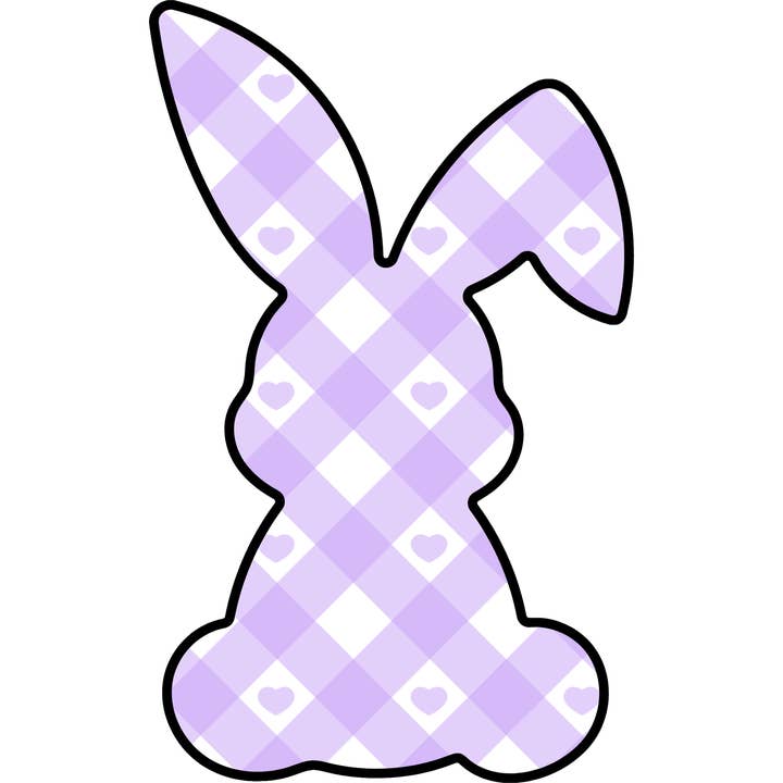Easter Door Hanger, Bunny Shape, DCO-W-1215-DH, 22" Door Hanger for wholesale by DecoExchange