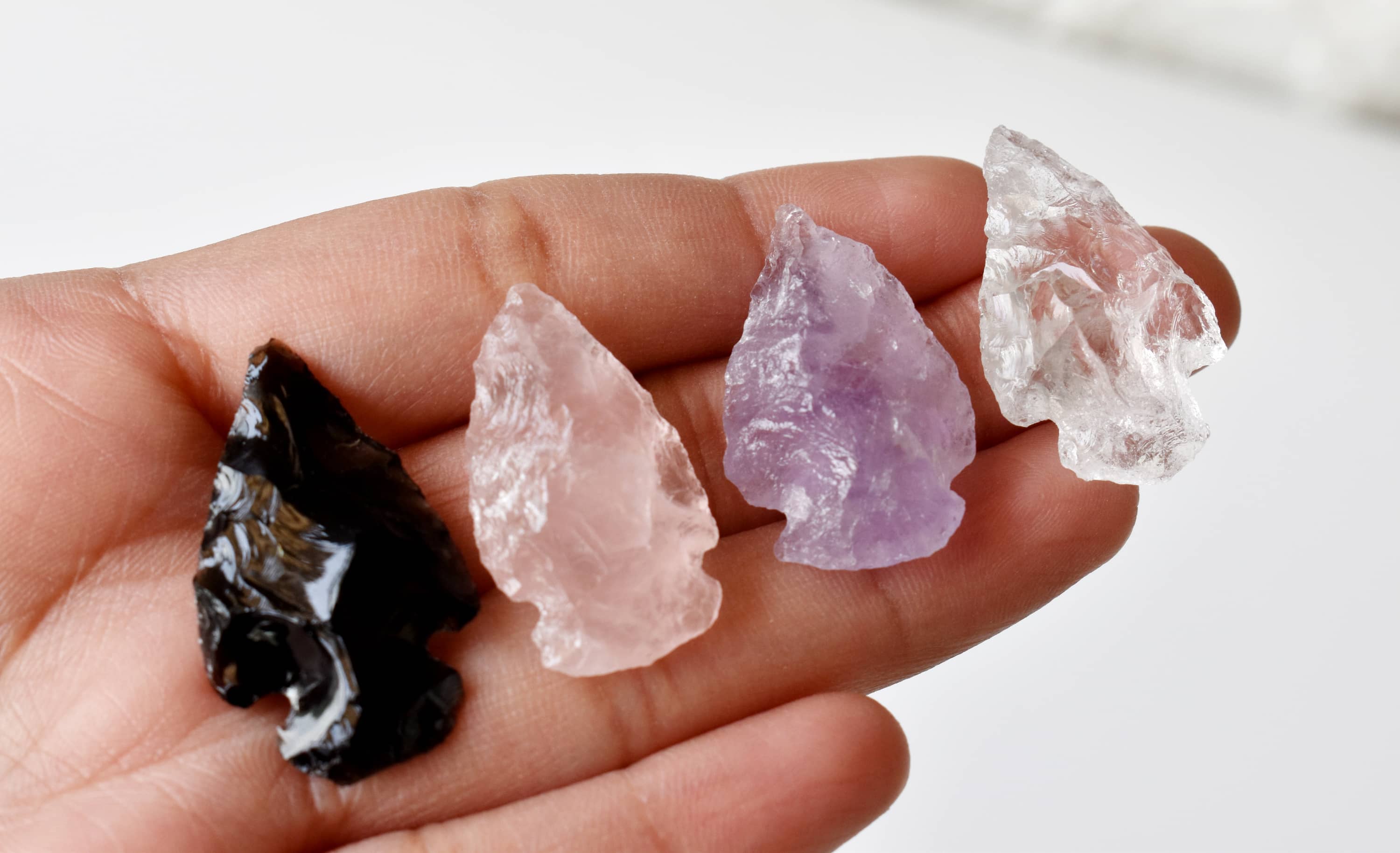 Soothing Crystals - Venta al por mayor Piedras/cristales espirituales - Punta de Flecha de Piedra Semipreciosa para Sanación | Cristal Tallado | Joyería8