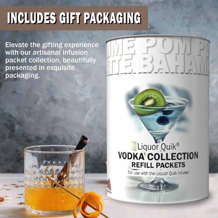 ThousandOaksBarrelCo. - Wholesale Cocktail Mix/Syrup - Liquor Quik Craft Vodka Infusion Packet Collection2