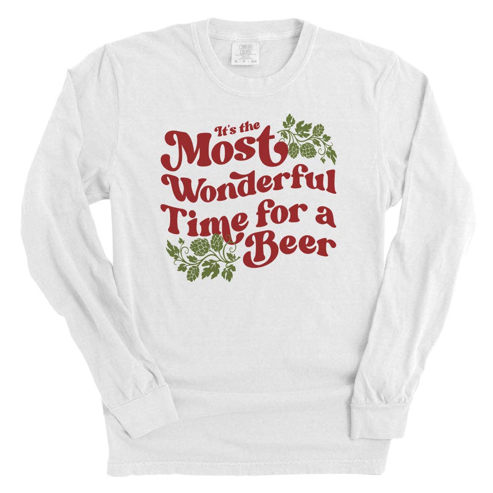 Let's Get This Thread - Wholesale Screen Printed T-Shirt - Women's - It's The Most Wonderful Time for a Beer5