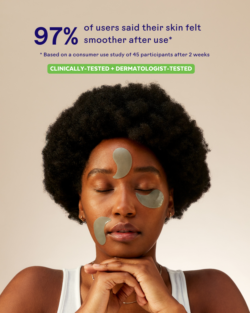 Three Ships (No Duties | Ships from US/CA | USMCA Compliant) - Wholesale Eye Treatment Mask - Bright & Tight Biodegradable Eye Mask Quartet3