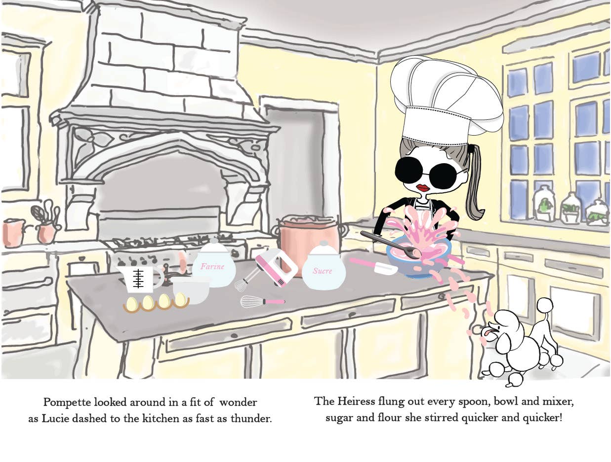 Lucie + Pompette - Wholesale Lip Gloss - The Heiress from Paris & her Lip Gloss Dream -Hardcover Book6