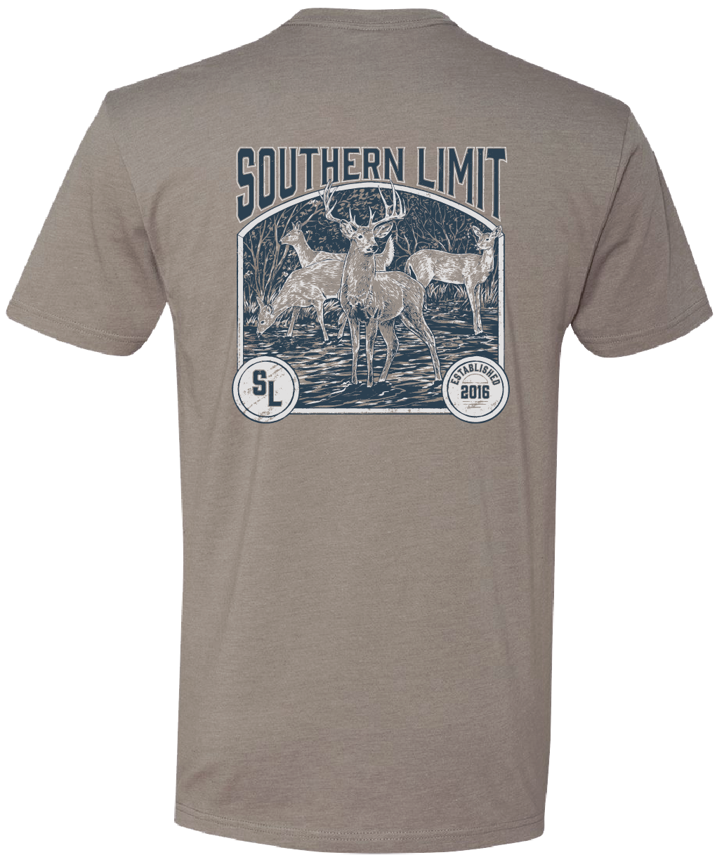 SL-123 Southern Limit Deer Hunting-Stone Grey for wholesale on Faire1