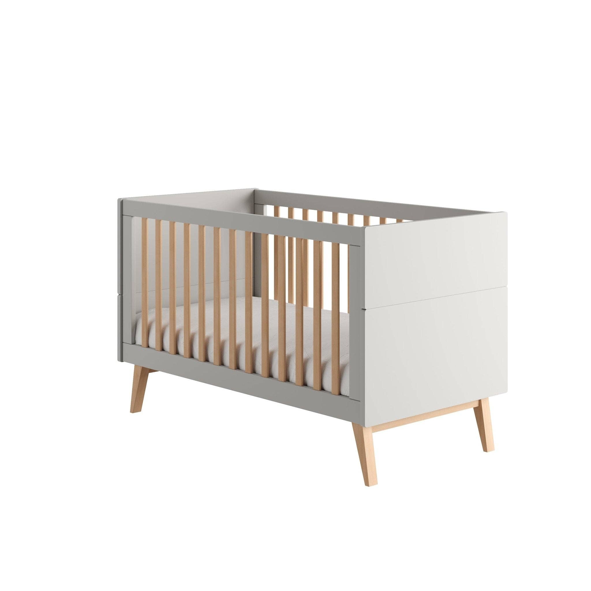 SCANDINAVIAN STORIES by MARTON - Wholesale Bed - Kids & Baby - Sara Bed/Cot, 3 growing functions 140 x 70 cm Gray color6