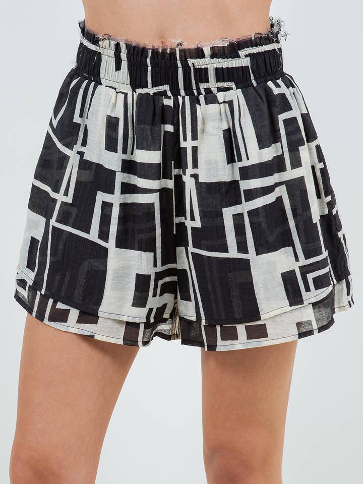 KORTE BROEK MET STRANDBEDEKKING voor wholesale door Whiteroom+Cactus