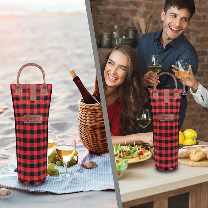 OPUX - Wholesale Wine tote - 1 Bottle Classic Wine Carrier Bag49