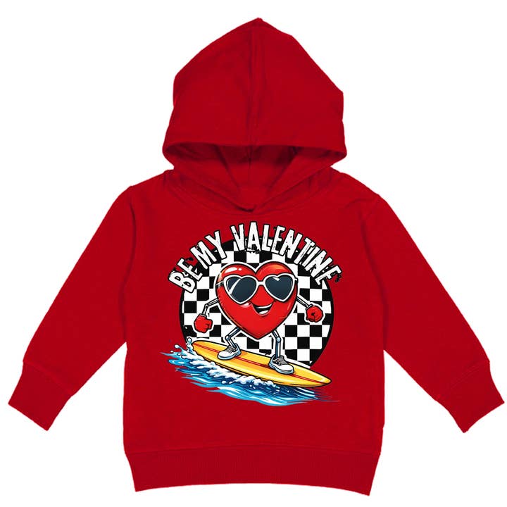 Sei mein Valentin SURF Hoodie (mit/ohne BRUH) für den Großhandel von Micro Me