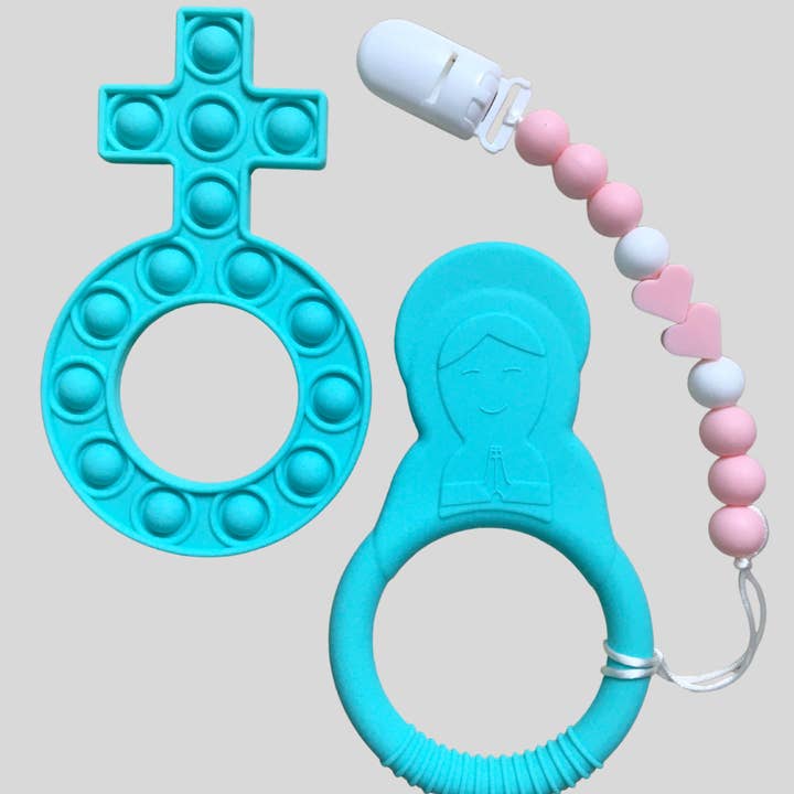The Other Mother Teresa - Wholesale Teether (Not Clip-On) - Baby - Mary Silicone Teether, Blessed Mother Toy7