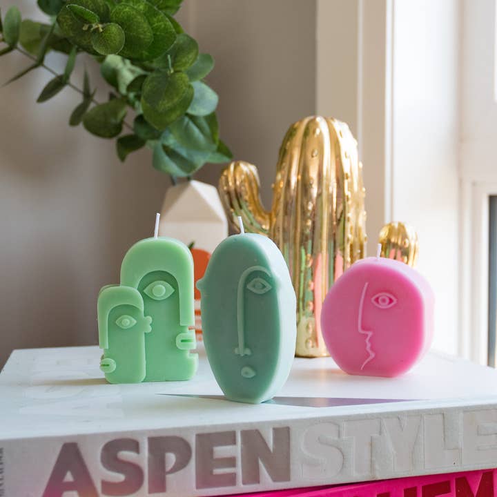 Candle Lume - Wholesale Novelty Candle - Abstract Face Candle6