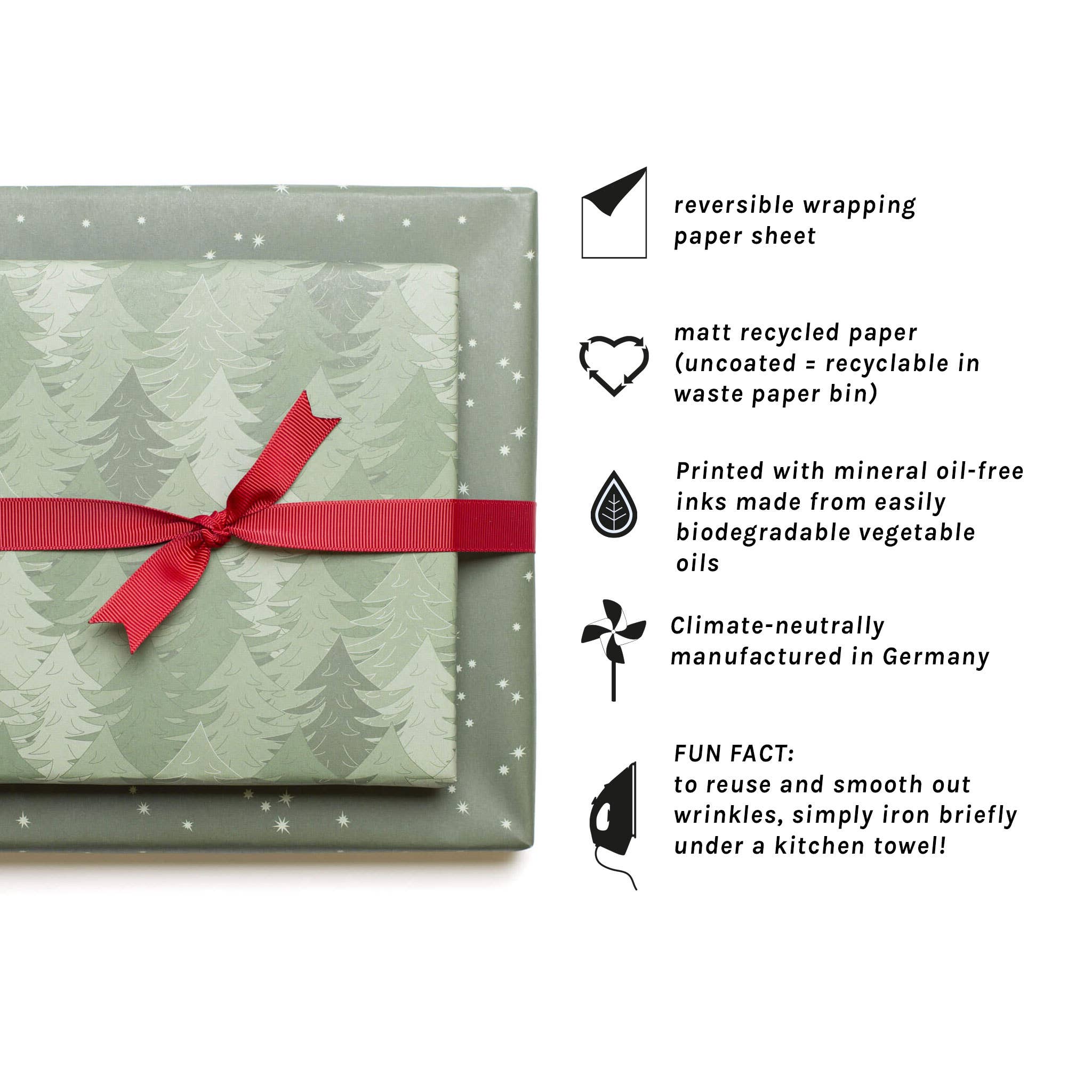 My Pretty Circus – wholesale Flat wrap – Christmas wrapping paper Christmas tree and stars5