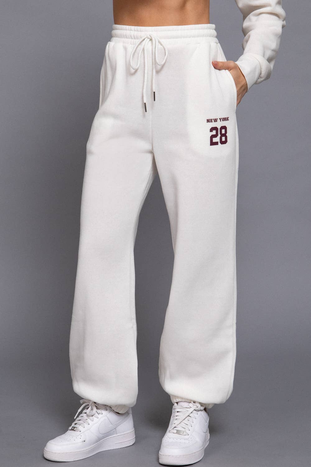 Active Basic | Active USA - Vendita all'ingrosso Pantaloni sportivi/da jogging - Donna - Pantaloni jogger in pile stampato all'interno12