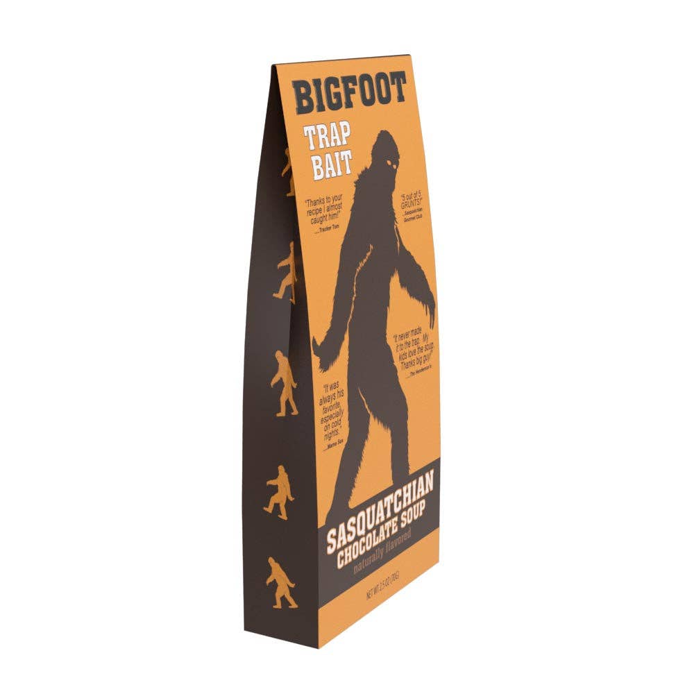 McSteven's - Wholesale Hot Cocoa Mix/Kit - Bigfoot Trap Bait Chocolate Soup (2.5oz Tent Boxes)3