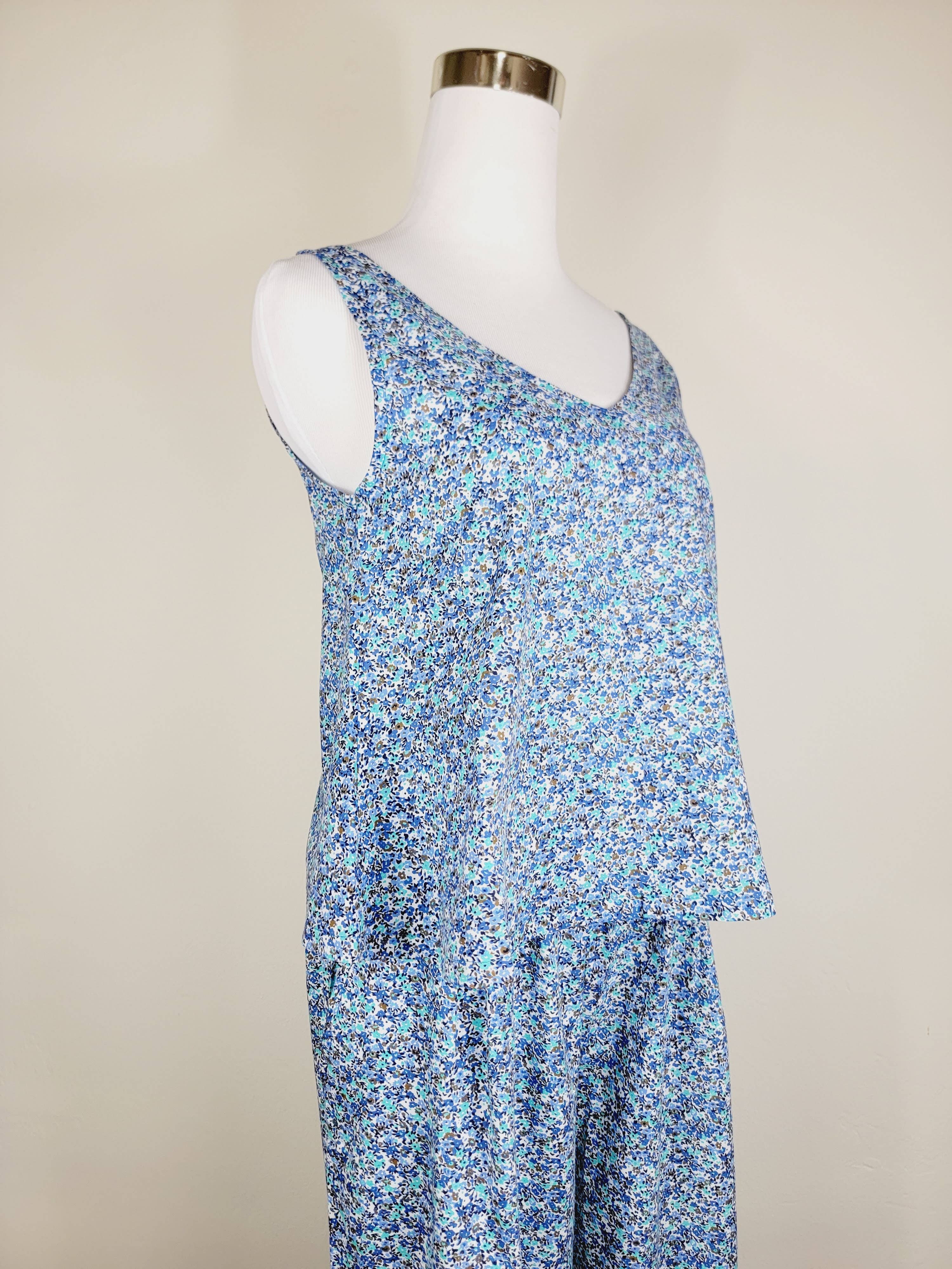 EBRU Home - Wholesale Top & Pant Set (NOT Loungewear) - Women's - Tank top with Matching Culottes elasticated belt trousers 12