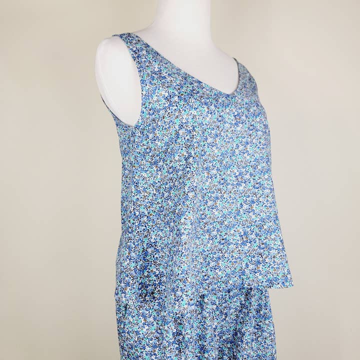 EBRU Home - Wholesale Top & Pant Set (NOT Loungewear) - Women's - Tank top with Matching Culottes elasticated belt trousers 12