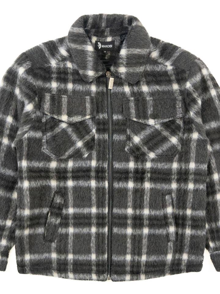 Casaco Camisa Gabana M1048 - Preto por atacado de Makobi