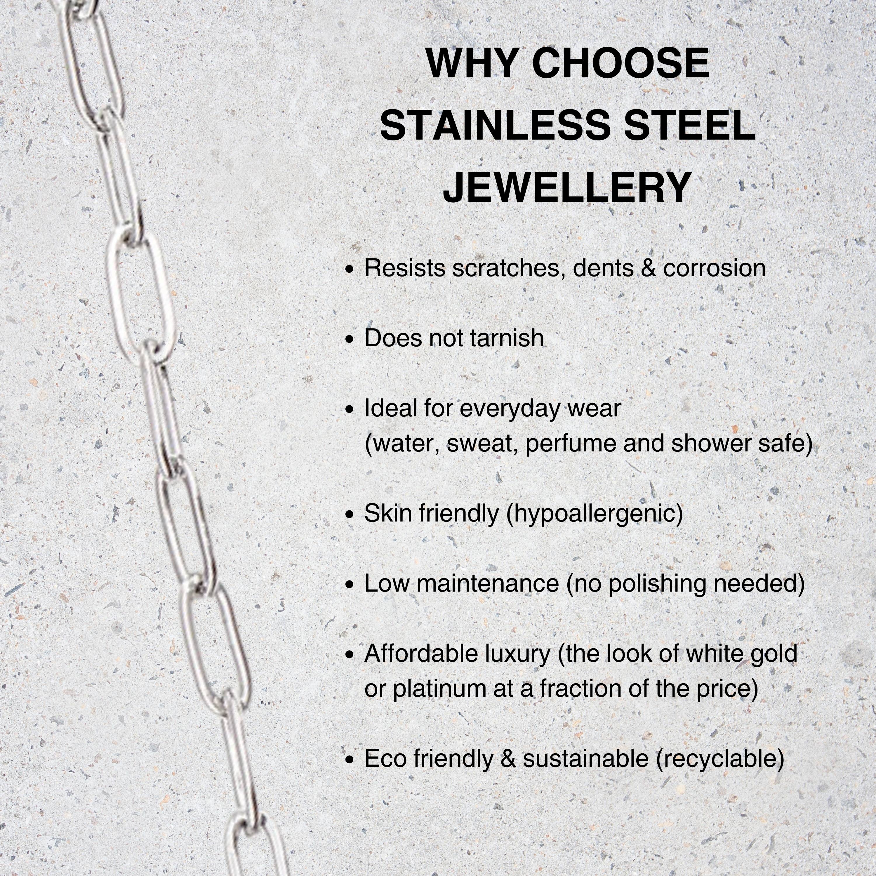 Factory Floor Jewels – wholesale Link & chain necklace – 20" Steel Paperclip Chain | unisex | nostalgia | fast seller5