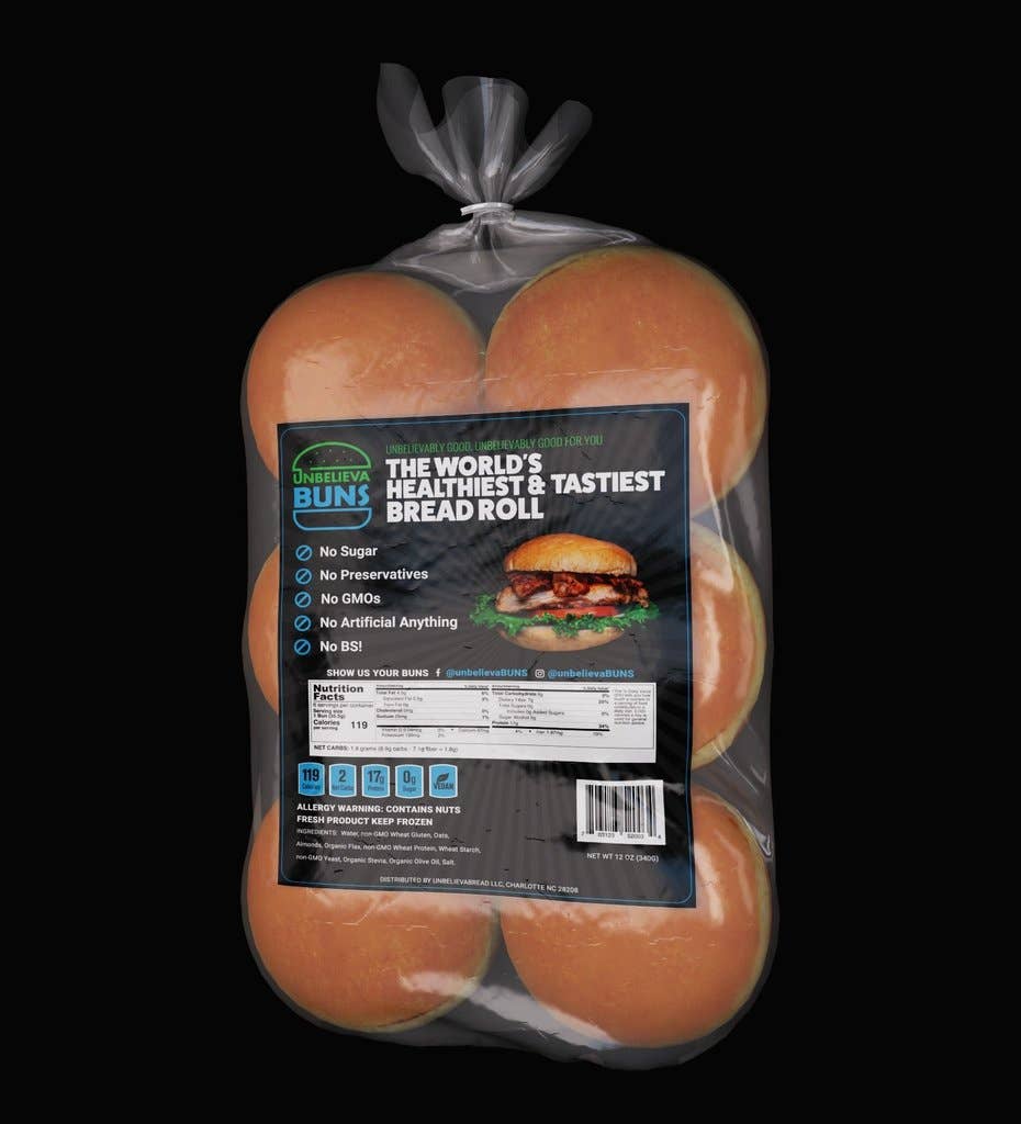 UnbelievaBuns - Wholesale Bread/Tortilla - UnbelievaBuns 6-Pack13