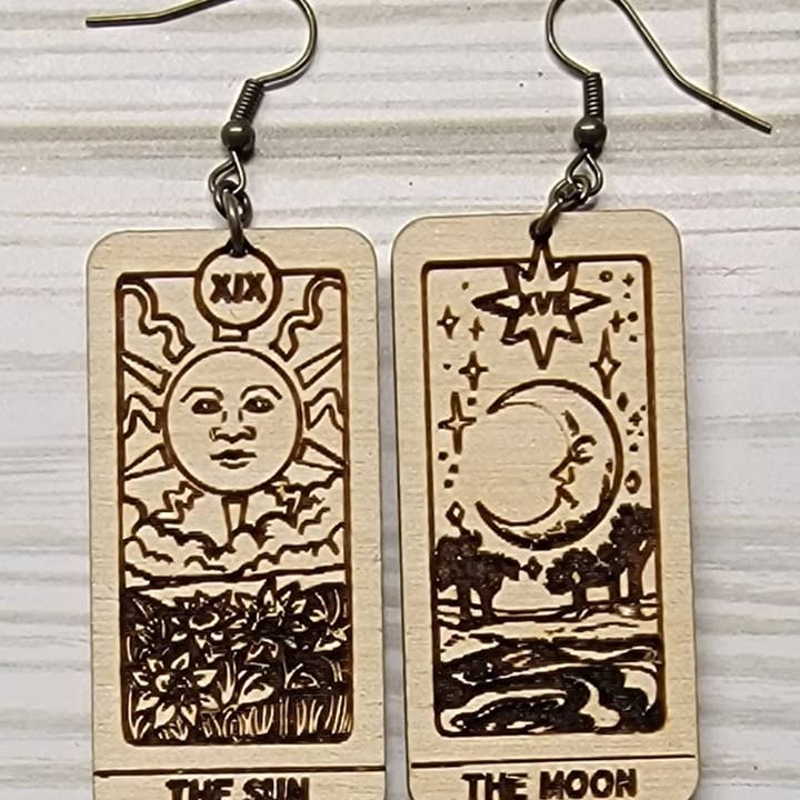 Mars & Me - Wholesale Dangle Earrings - Tarot Earrings