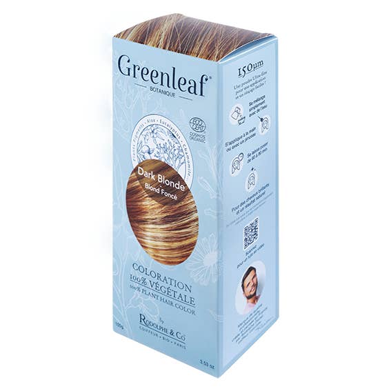 Rodolphe & Co. - Wholesale Hair Dye - Greenleaf Botanique Plant-Based Color DARK BLONDE