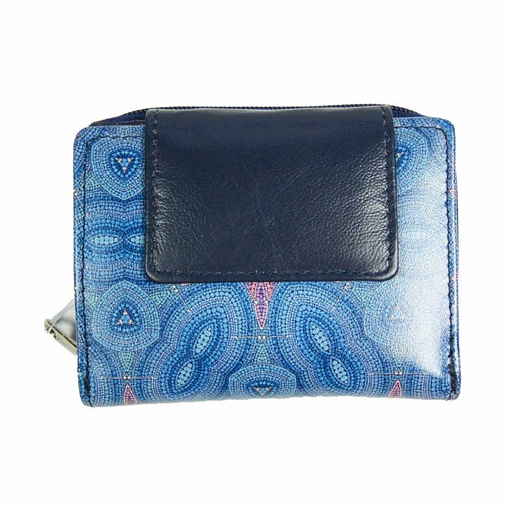 Nijens Mandala Wallet Nj Ga-22 Blue for wholesale by Nijens