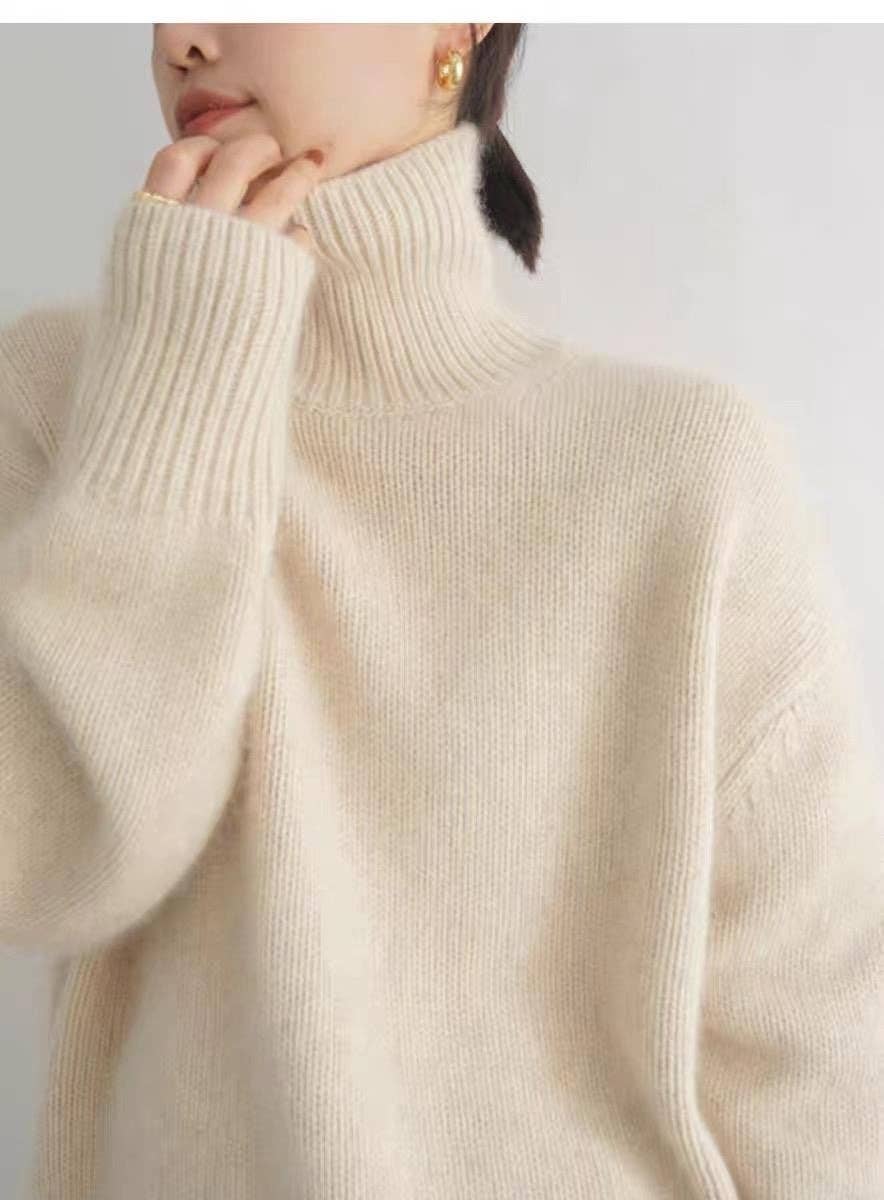 Marayn - Wholesale Knitted jumper – Women′s - Soft Knit Turtleneck Cozy Chic Korean Style (Copy)5