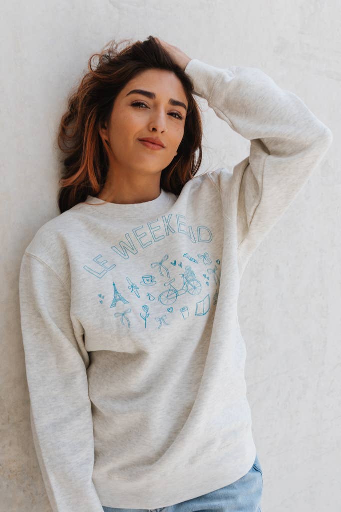 Crowned Free - Wholesale Graphic Sweatshirt - Women's - Le Weekend Sweatshirt  4