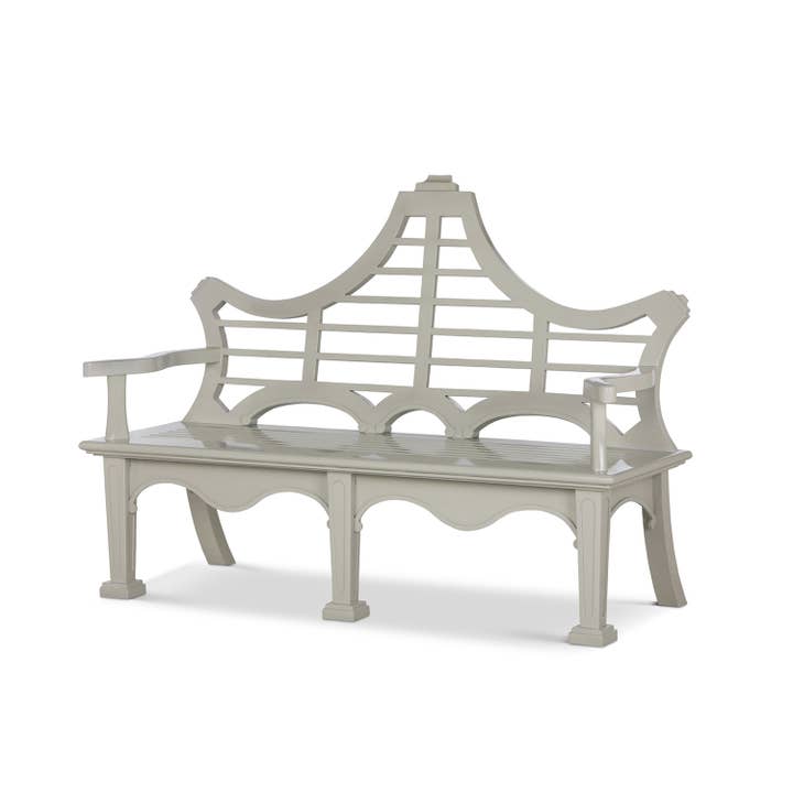 Banc de jardin Bay Lake, kaki pour la vente par Park Hill Collection