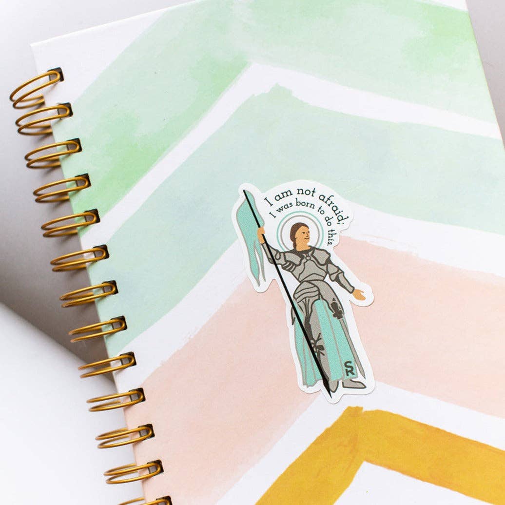 Sock Religious - Wholesale Sticker - I am Not Afraid - St. Joan of Arc Sticker1