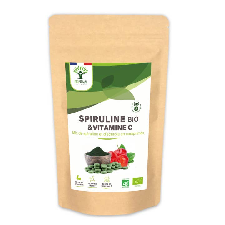 Bioptimal - Wholesale Oral Supplement/Vitamin - Organic Spirulina & Vitamin C - in tablets -