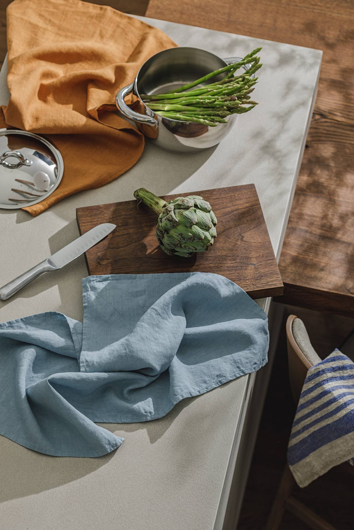 dodesign - Wholesale Tea Towel - Linen Tea Towel (dish towel)   / Caramel3