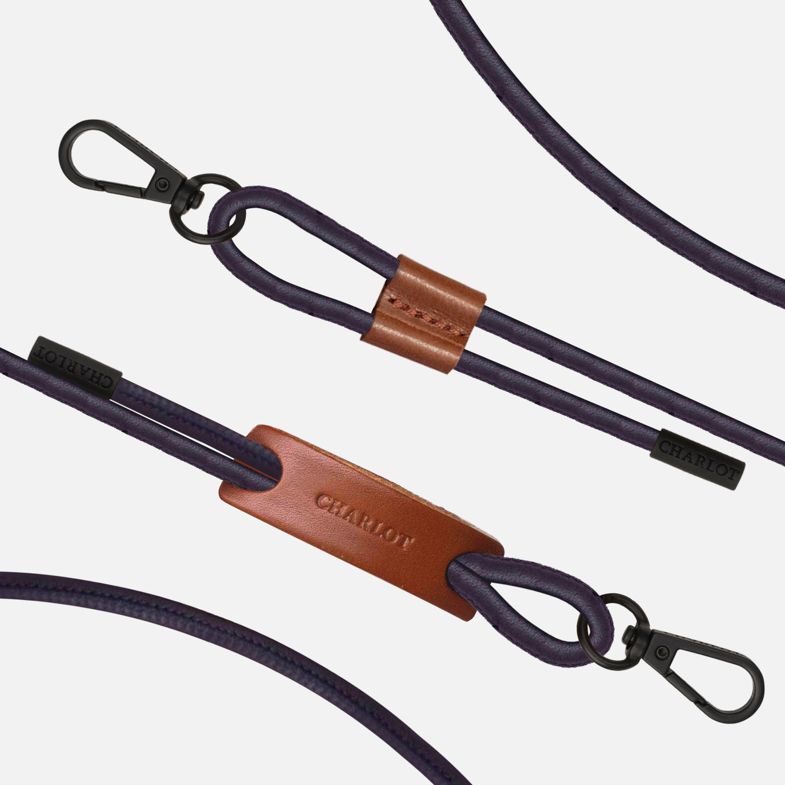 CHARLOT · Paris - Wholesale Phonecase Strap - Noga Black Leather2