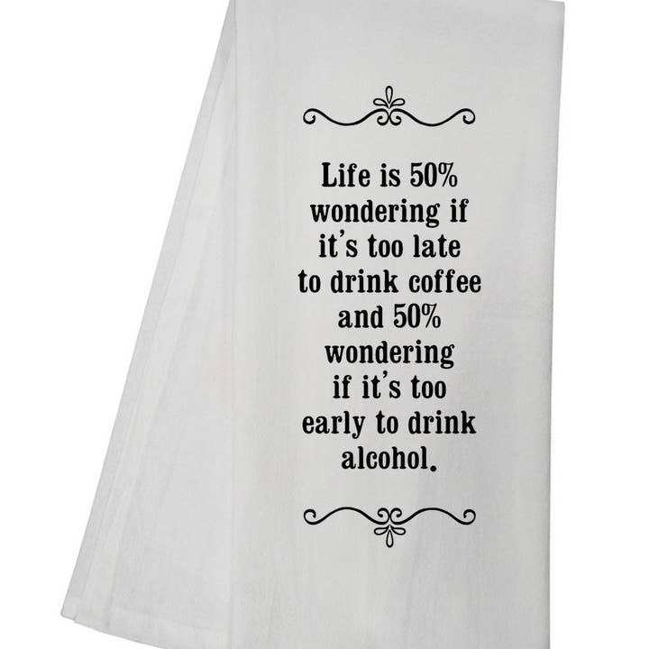 50 Percent Tea Towel GGTT187 / SMILET36 for wholesale by Pop Threads