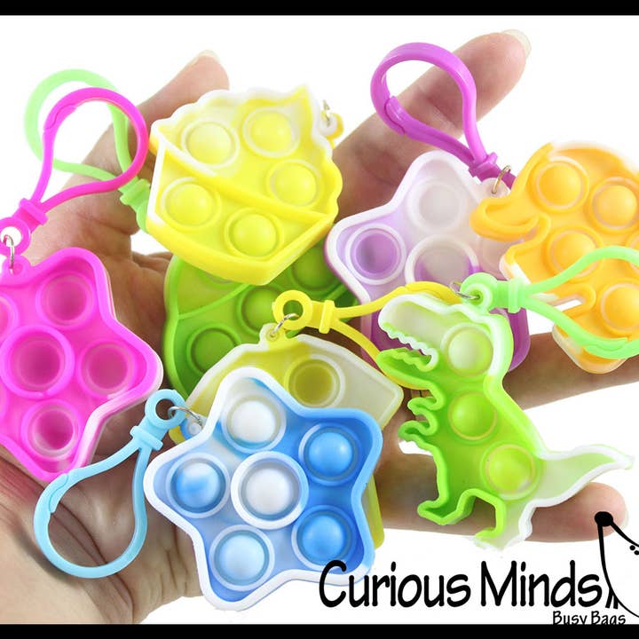 1 Tiny Bubble Pop Fidget Toys on Clips - Silicone Push Poke and other Purchase Wholesale mini pop it. Free Returns & Net 60 Terms on Faire trending on Faire.