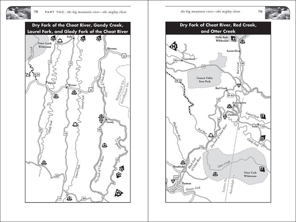 AdventureKEEN - Wholesale Nature & Outdoors Book - Canoeing & Kayaking West Virginia 5e2