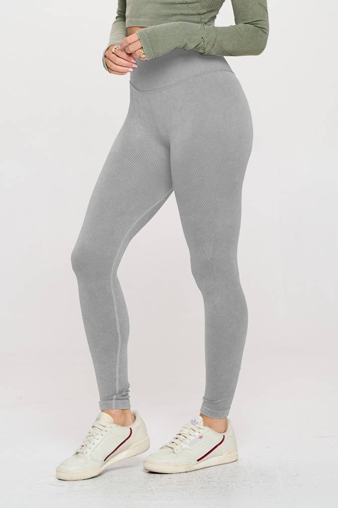 otos active - Vente Legging de sport/d'intérieur – femme - Leggings sans couture effet délavé10