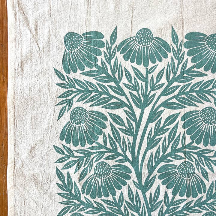Katharine Watson - Wholesale Tea Towel - Echinacea Tea Towel