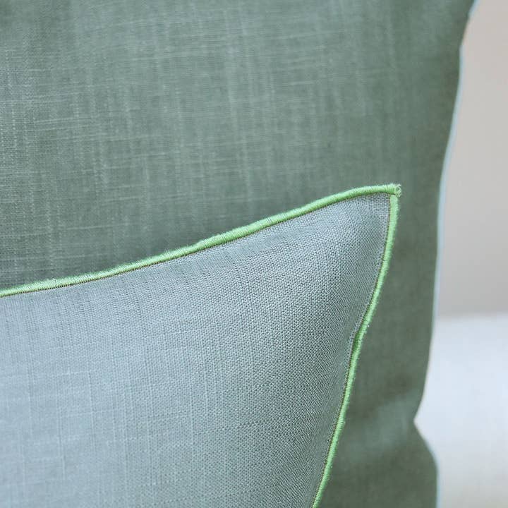 Giardino Segreto - Wholesale Throw/Decorative Pillow - Pure linen cushion CORDONCINO13