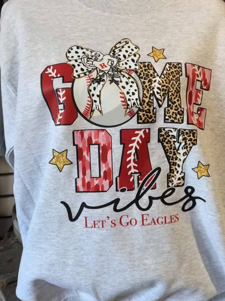 Camiseta de Vibes de Béisbol Personalizable para el Día del Partido para venta al por mayor de GypC Ink