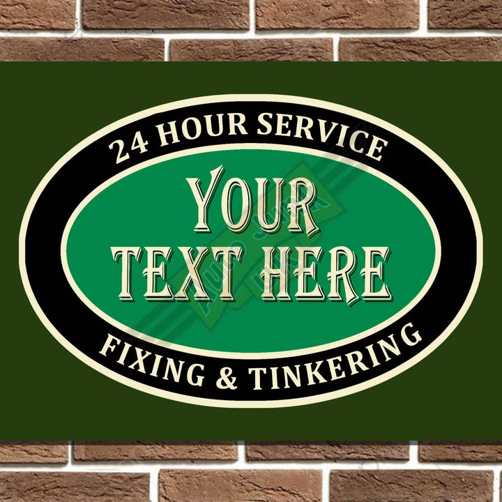 Personlig Mancave Metallschild för wholesale av Auto Junk UK Ltd