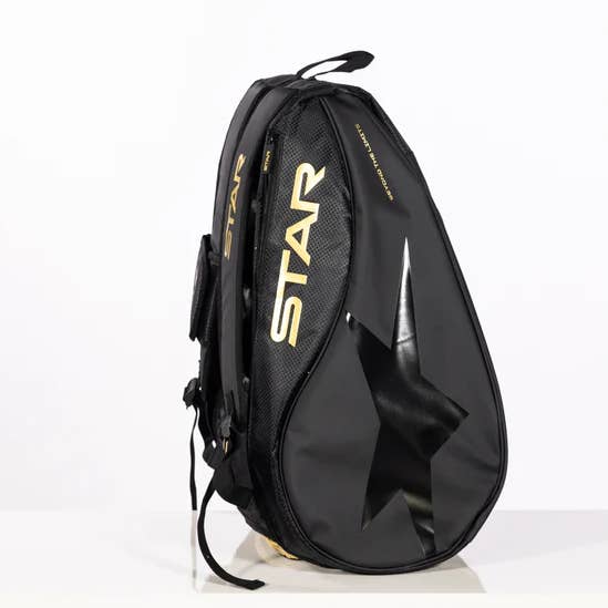 Sac en cuir noir Star Padel pour la vente par Slazenger Padel Donnay Star Padel