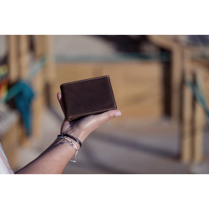 Lupel & Rubre - Wholesale Wallet - Men's - Leather and Aluminum Wallet Anti-RFID3