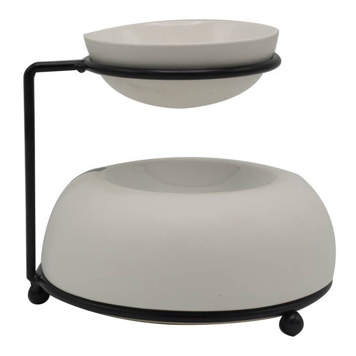 Burner Bowls Matt White 16x16x13cm for wholesale by ScentChips