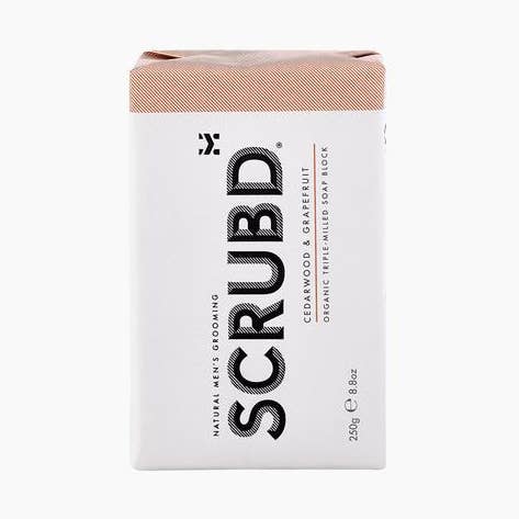 Cedarwood and Grapefruit Soap for wholesale by SCRUBD
