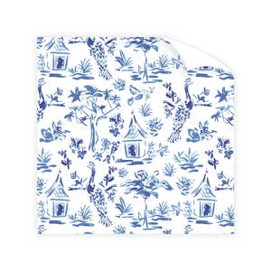 12 Days of Christmas Toile Gift Wrap - Blue – The Illustrated Life