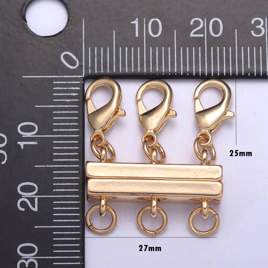 Beads Creation - Wholesale Clasp - Layered Necklace Detangler Clasp, Multiple Strand, CL5283