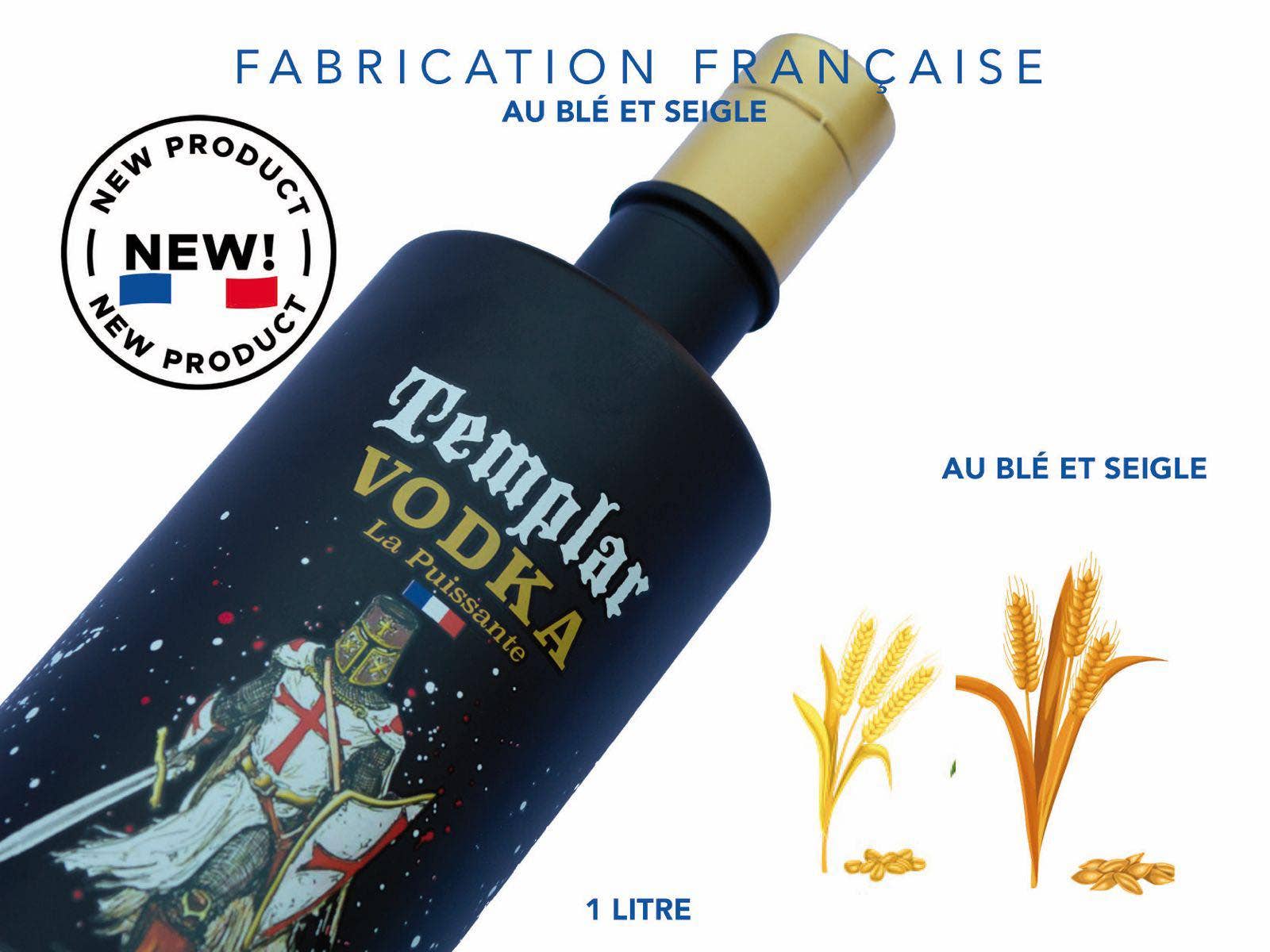 Templar - Wholesale Vodka - Vodka Templar Black The Powerful